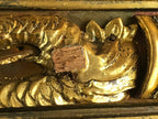Japanese Buddhist Altar Wood Carving Part Vtg Gold Spare Parts Decorative Parts
