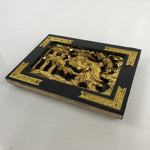 Japanese Buddhist Altar Wood Carving Part Vtg Gold Spare Parts Decorative Parts