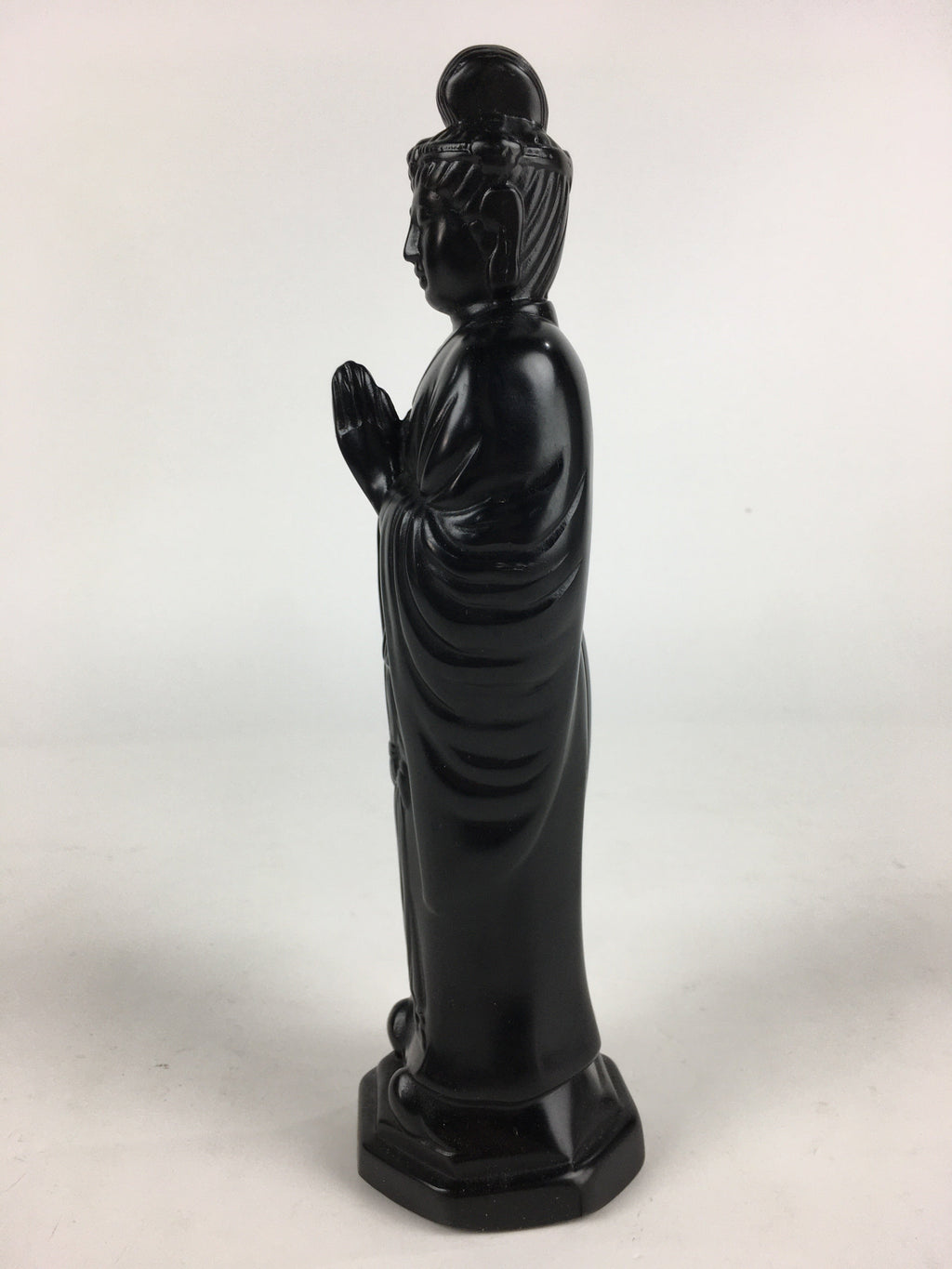 Japanese Buddhist Art Kannon Bosatsu Stone Statue Vtg Stone Sculpture BD816