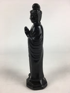 Japanese Buddhist Art Kannon Bosatsu Stone Statue Vtg Stone Sculpture BD816