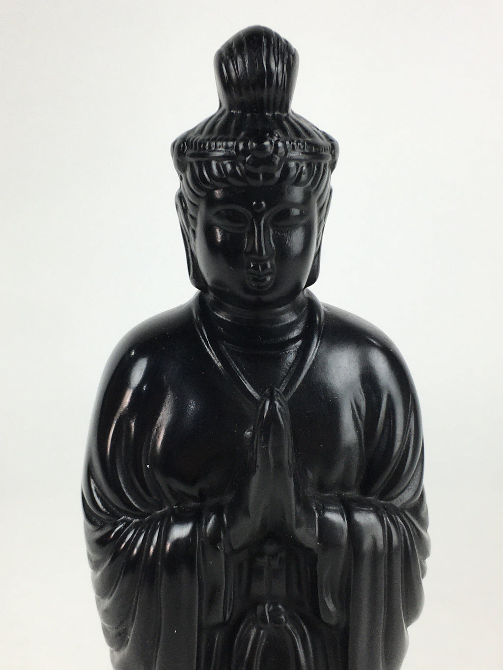 Japanese Buddhist Art Kannon Bosatsu Stone Statue Vtg Stone Sculpture BD816