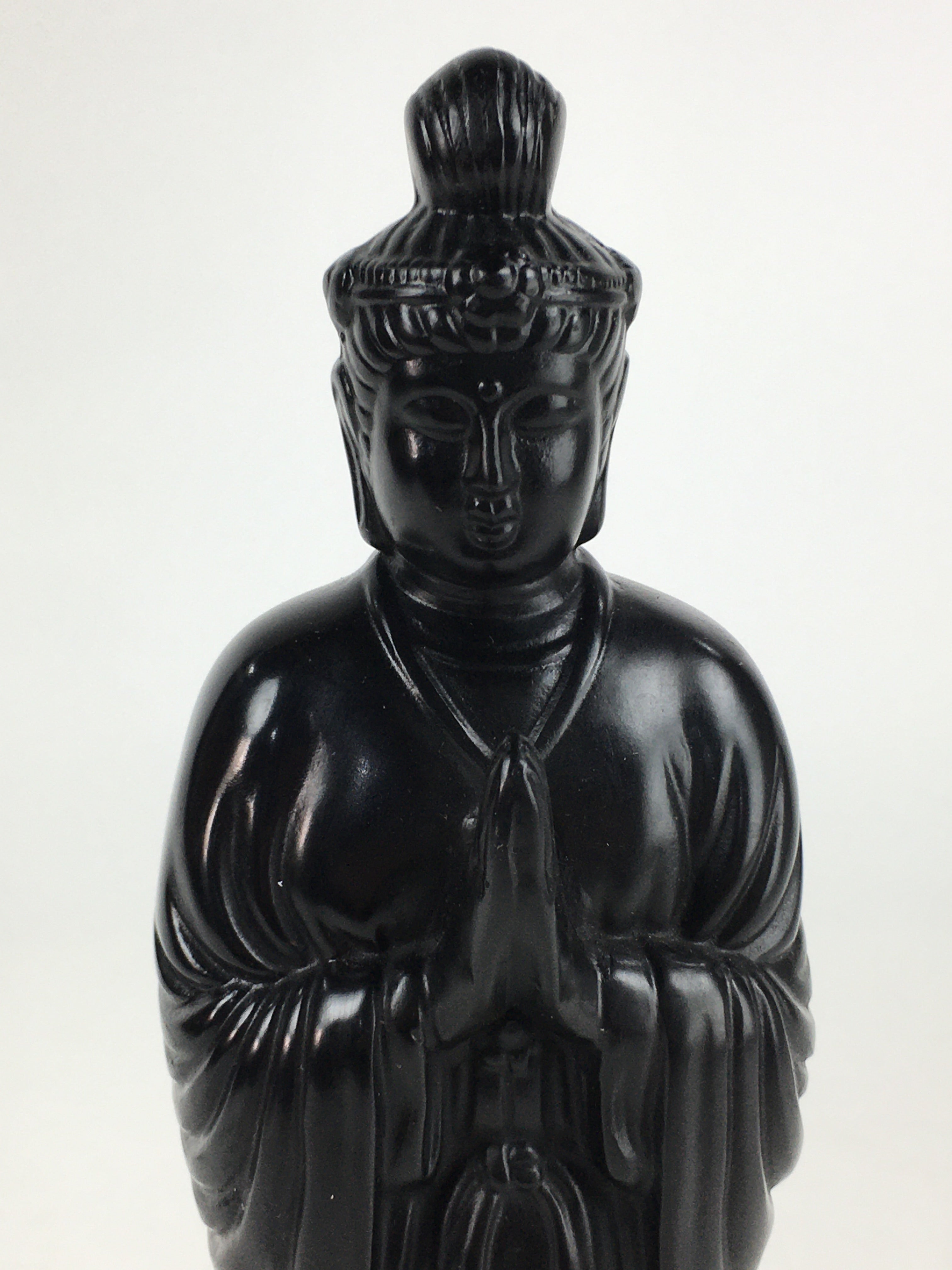 Japanese Buddhist Art Kannon Bosatsu Stone Statue Vtg Stone Sculpture BD816