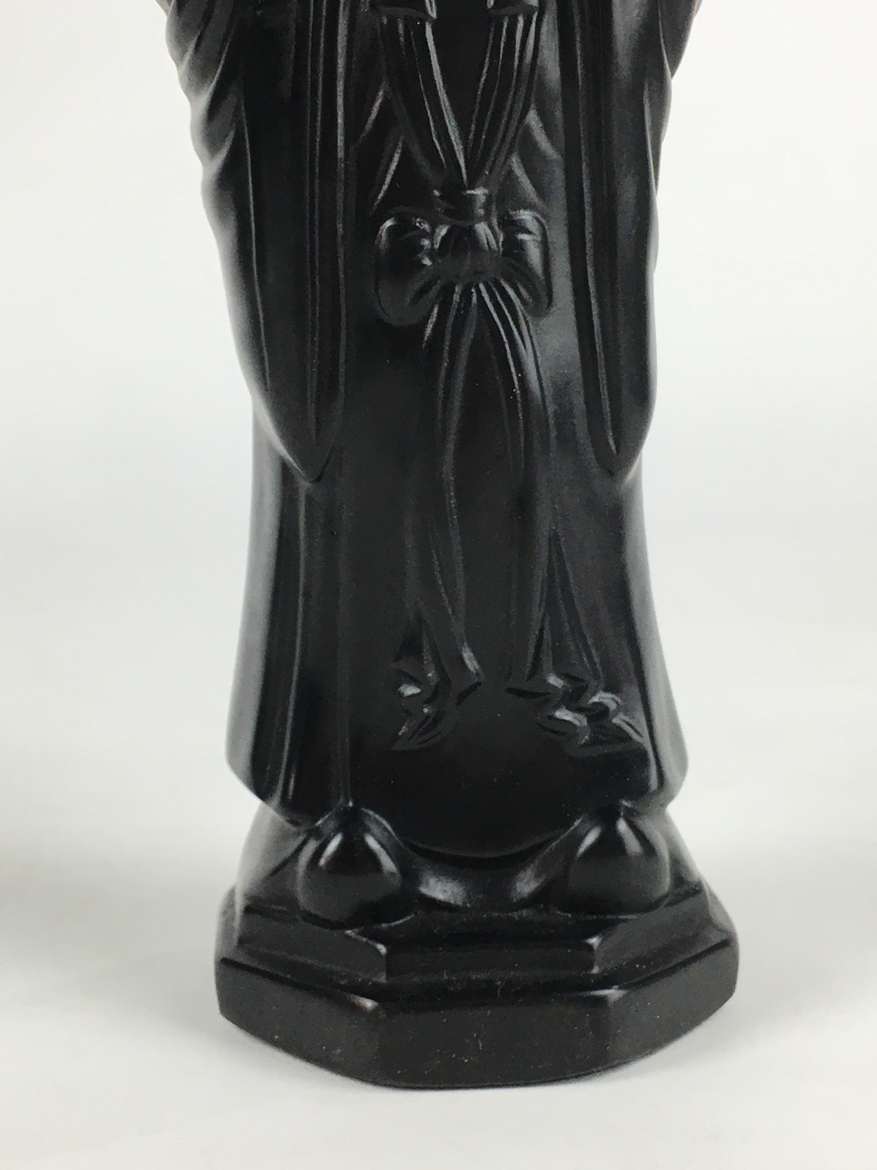 Japanese Buddhist Art Kannon Bosatsu Stone Statue Vtg Stone Sculpture BD816