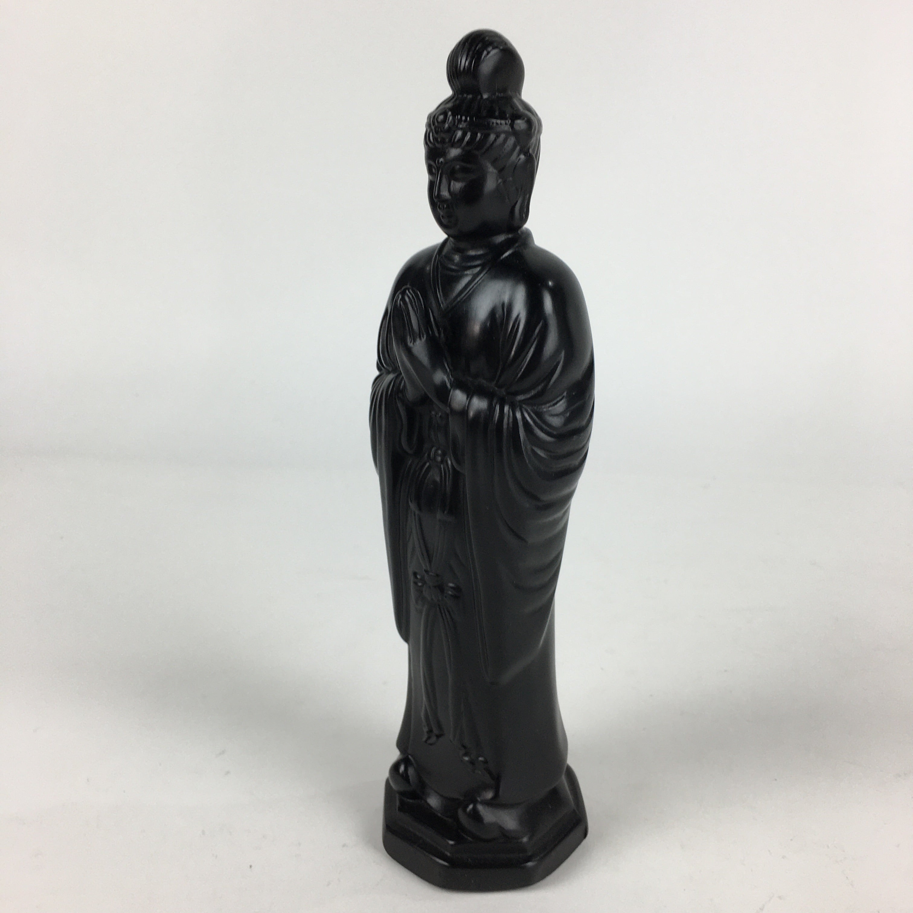 Japanese Buddhist Art Kannon Bosatsu Stone Statue Vtg Stone Sculpture BD816