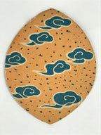 Japanese Buddhist Art Petal Sange Paper Vtg Lucky Charm Memorial Service BU897