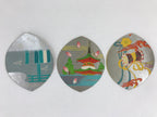 Japanese Buddhist Art Petal Sange Paper Vtg Lucky Charm Memorial Service BU898