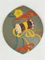 Japanese Buddhist Art Petal Sange Paper Vtg Lucky Charm Memorial Service BU898