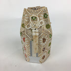 Japanese Buddhist Bag Vtg Hexagonal Cloth Bag Ashes Of Deceased BU594