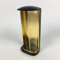 Japanese Buddhist Buddha Statue Stand Box Vtg Zushi No Door Black Gold BU603