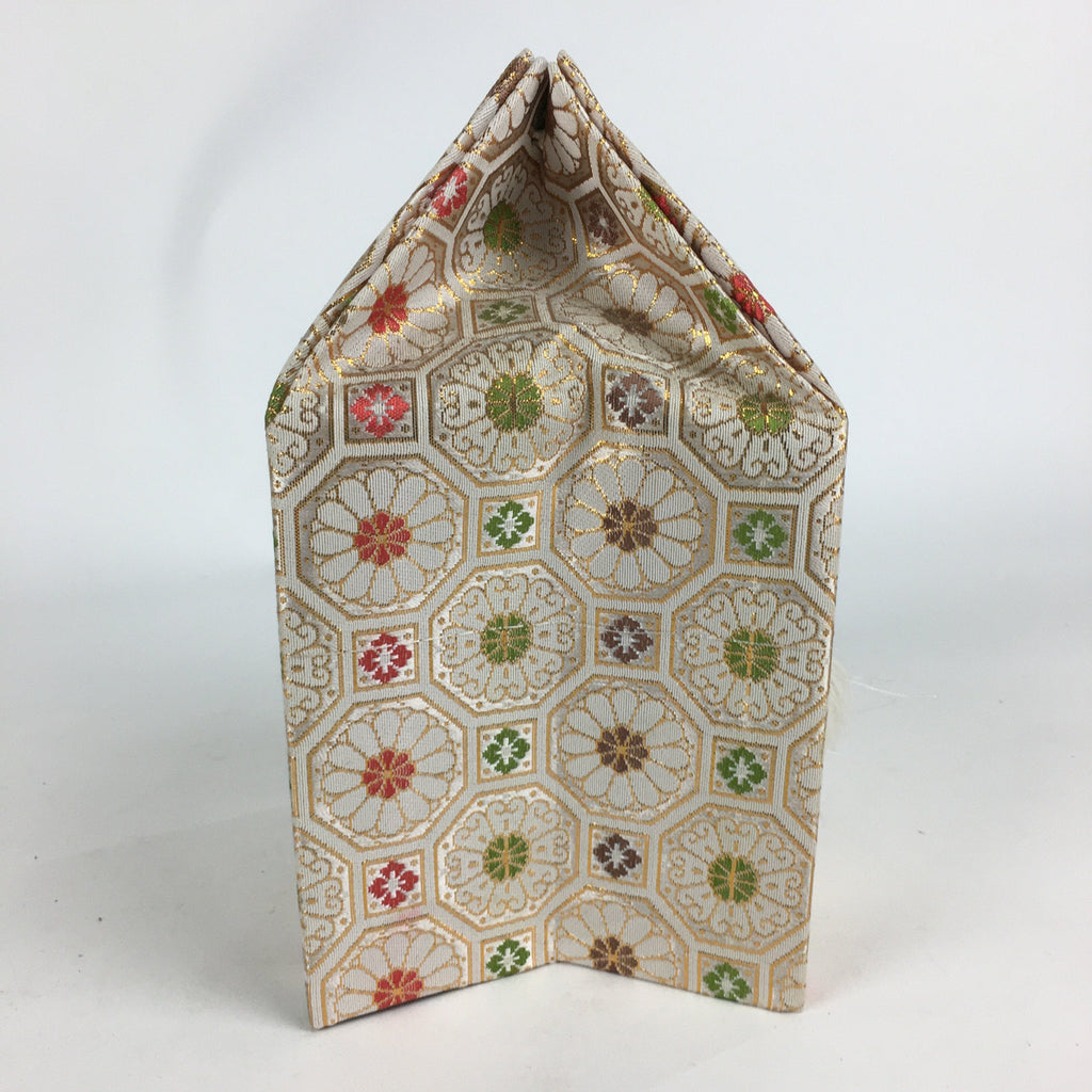 Japanese Buddhist Case Cover Vtg Square Cloth Bag Ashes Of Deceased BU595