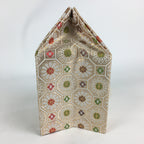 Japanese Buddhist Case Cover Vtg Square Cloth Bag Ashes Of Deceased BU595