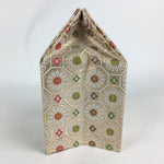 Japanese Buddhist Case Cover Vtg Square Cloth Bag Ashes Of Deceased BU595