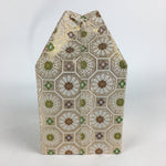 Japanese Buddhist Case Cover Vtg Square Cloth Bag Ashes Of Deceased BU595