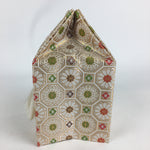 Japanese Buddhist Case Cover Vtg Square Cloth Bag Ashes Of Deceased BU595