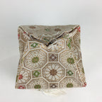 Japanese Buddhist Case Cover Vtg Square Cloth Bag Ashes Of Deceased BU595
