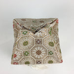 Japanese Buddhist Case Cover Vtg Square Cloth Bag Ashes Of Deceased BU595