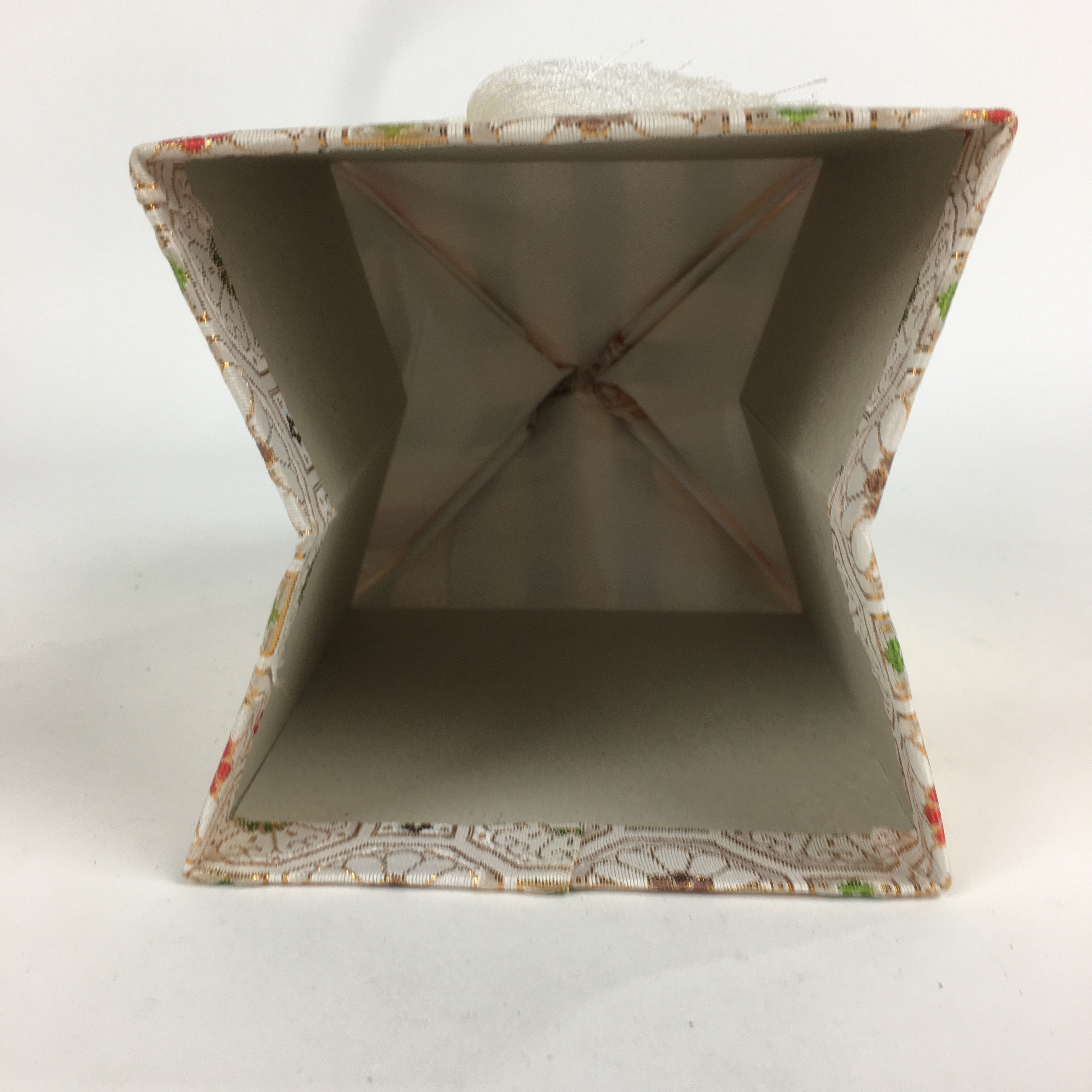 Japanese Buddhist Case Cover Vtg Square Cloth Bag Ashes Of Deceased BU595