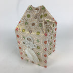 Japanese Buddhist Case Cover Vtg Square Cloth Bag Ashes Of Deceased BU595