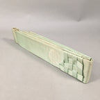 Japanese Buddhist Costume Kesa Vtg Sash Surplice Green Temple BU335