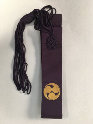 Japanese Buddhist Costume Kesa Vtg Sash Surplice Purple Family Crest B, Online  Shop