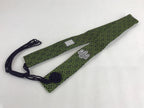 Japanese Buddhist Costume Kesa Wagesa Hangesa Vtg Green Gold Crest Temple BU901