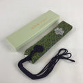Japanese Buddhist Costume Kesa Wagesa Hangesa Vtg Green Gold Crest Temple BU901