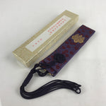 Japanese Buddhist Costume Kesa Wagesa Hangesa Vtg Purple Gold Crest Temple BU900