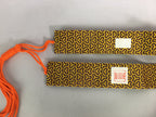 Japanese Buddhist Costume Wagesa Vtg Yellow Purple Tatamigesa BU414