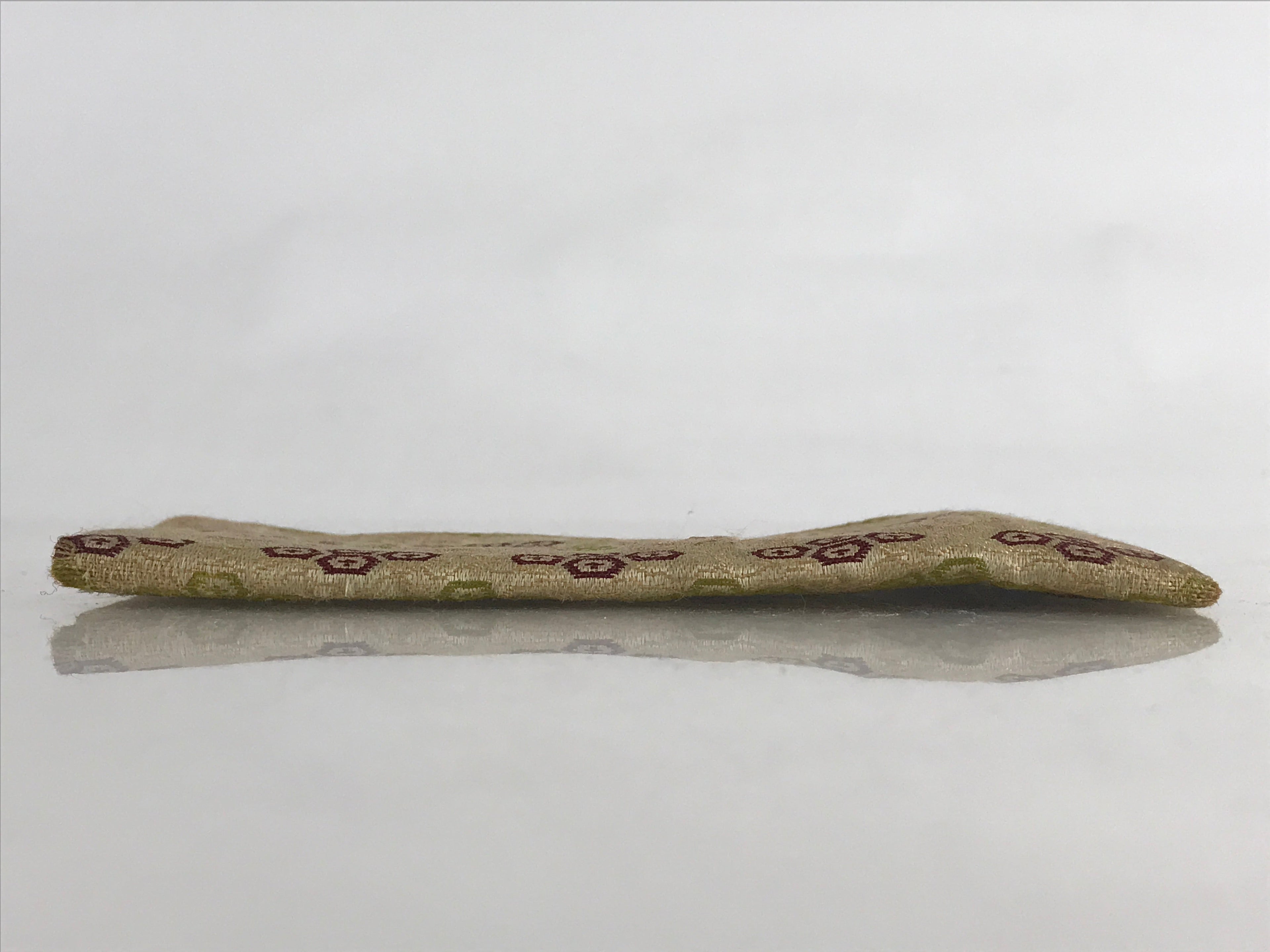 Japanese Buddhist Fabric Bag Prayer Beads Jyuzu-Bukuro Vtg Silk Nishijin-Ori Gol