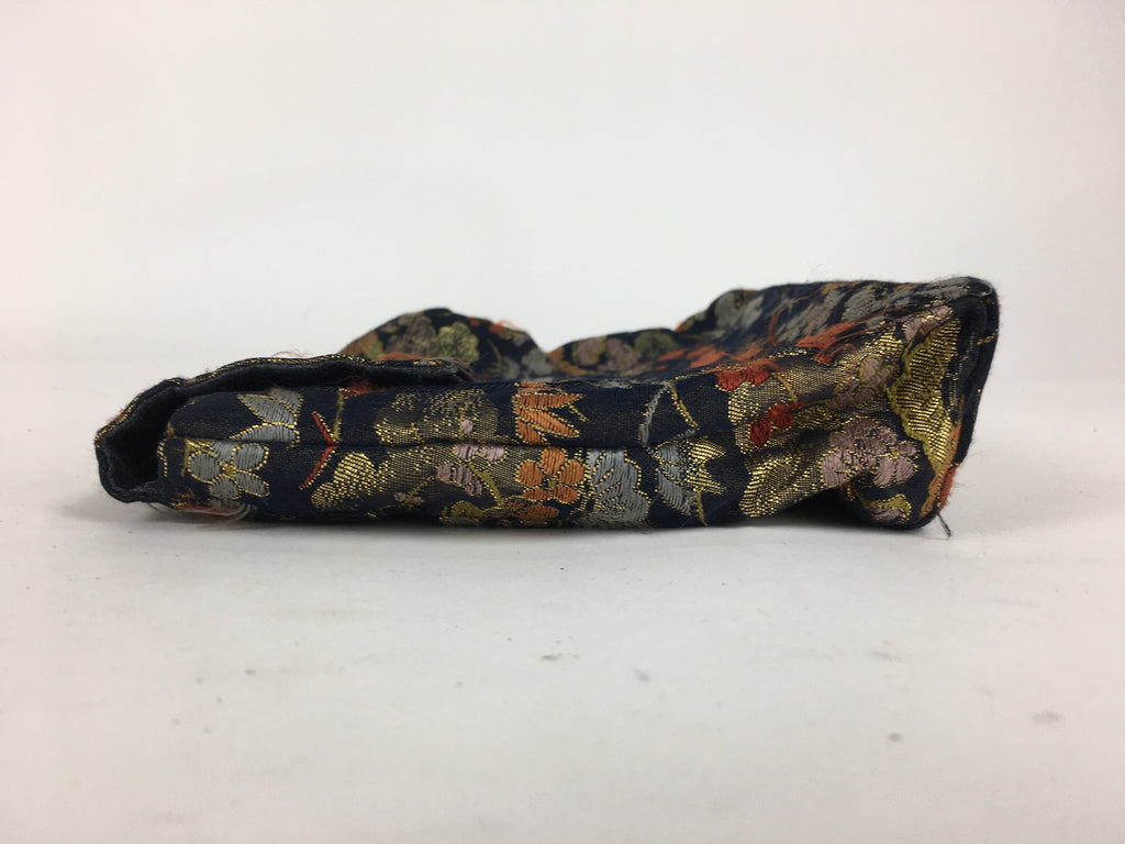 Japanese Buddhist Fabric Bag Vtg Prayer Beads Juzu Bag Pine Tree BU623