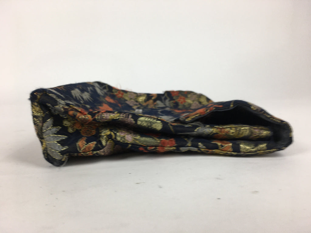 Japanese Buddhist Fabric Bag Vtg Prayer Beads Juzu Bag Pine Tree BU623