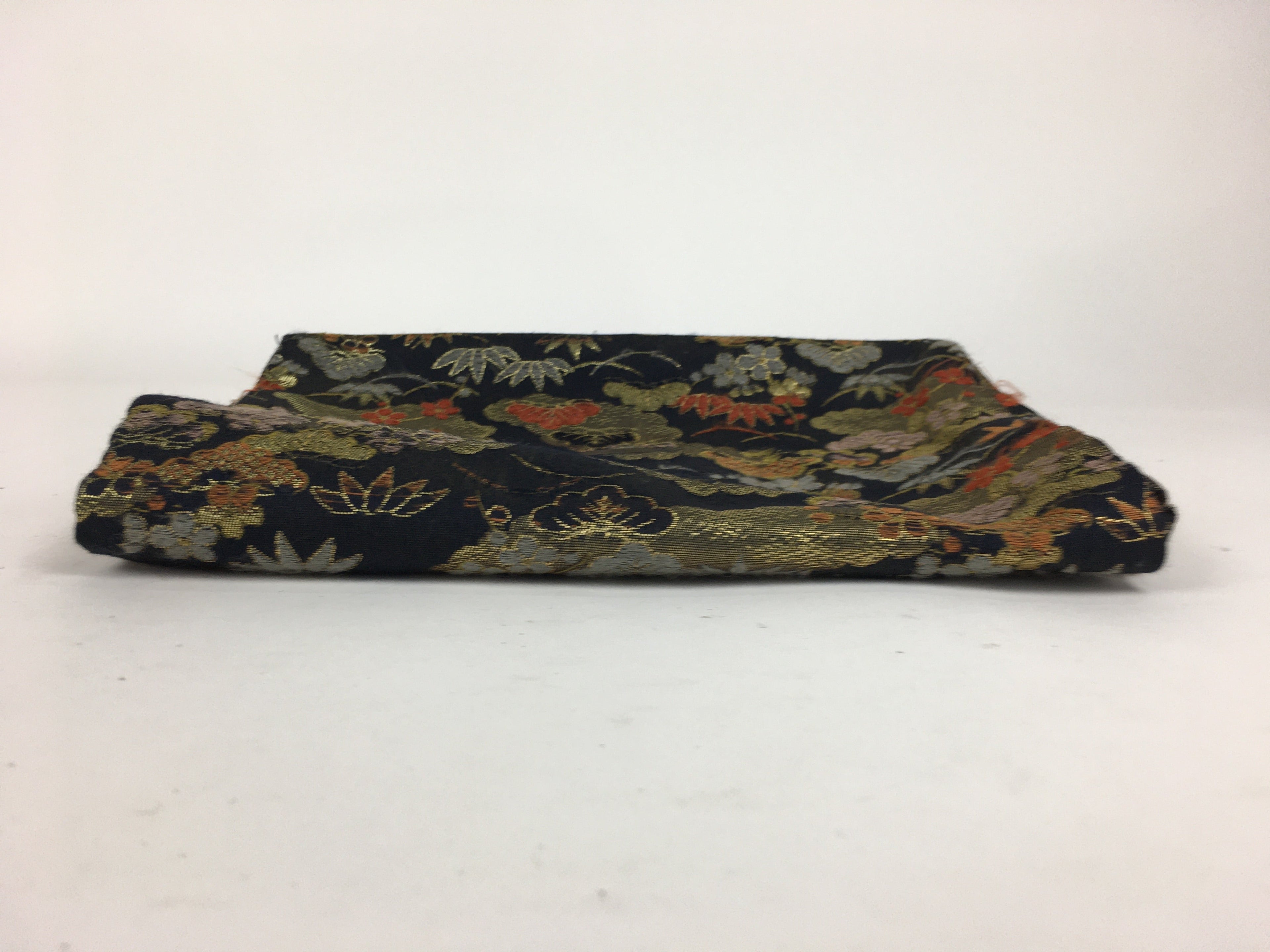 Japanese Buddhist Fabric Bag Vtg Prayer Beads Juzu Bag Pine Tree BU623
