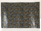 Japanese Buddhist Fireproof Altar Mat Vtg Kyozukue Cover Black BU785