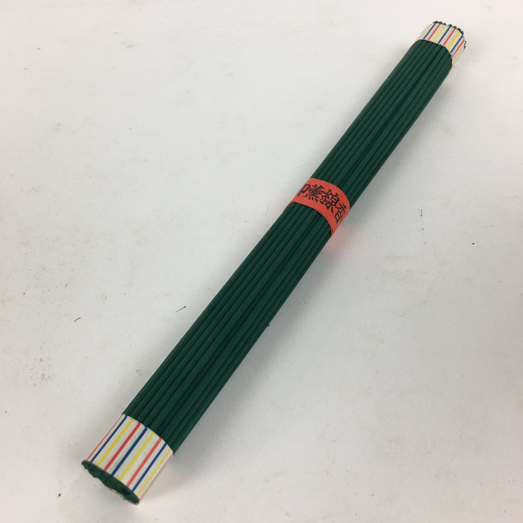 Japanese Buddhist Incense sticks Sandalwood Scent Vtg Bundle Senko Green QT139