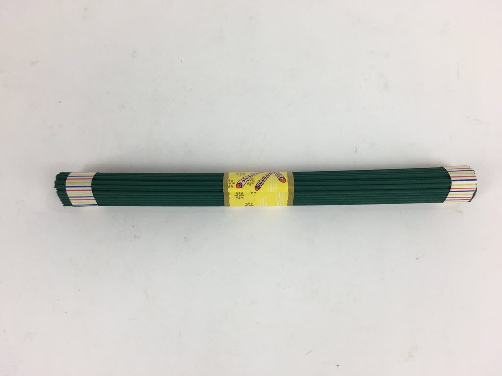 Japanese Buddhist Incense sticks Sandalwood Scent Vtg Bundle Senko Green QT141