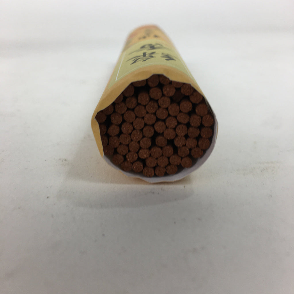 Japanese Buddhist Incense sticks Tube Case Vtg Arabesque Pattern Senko-Ire IN2