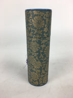 Japanese Buddhist Incense sticks Tube Case Vtg Arabesque Pattern Senko-Ire IN2