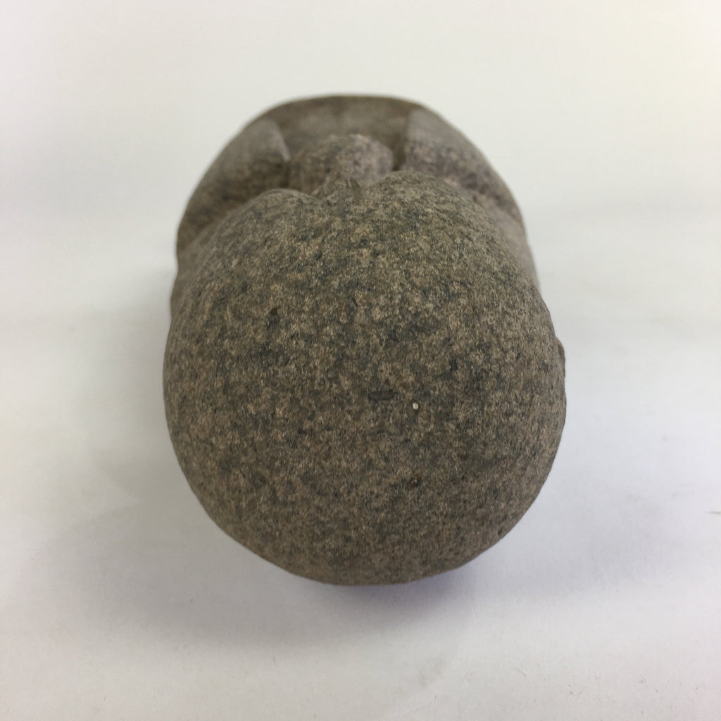 Japanese Buddhist Jizo-Bosatsu Stone Statue Vtg Jizo Stone Sculpture BD642