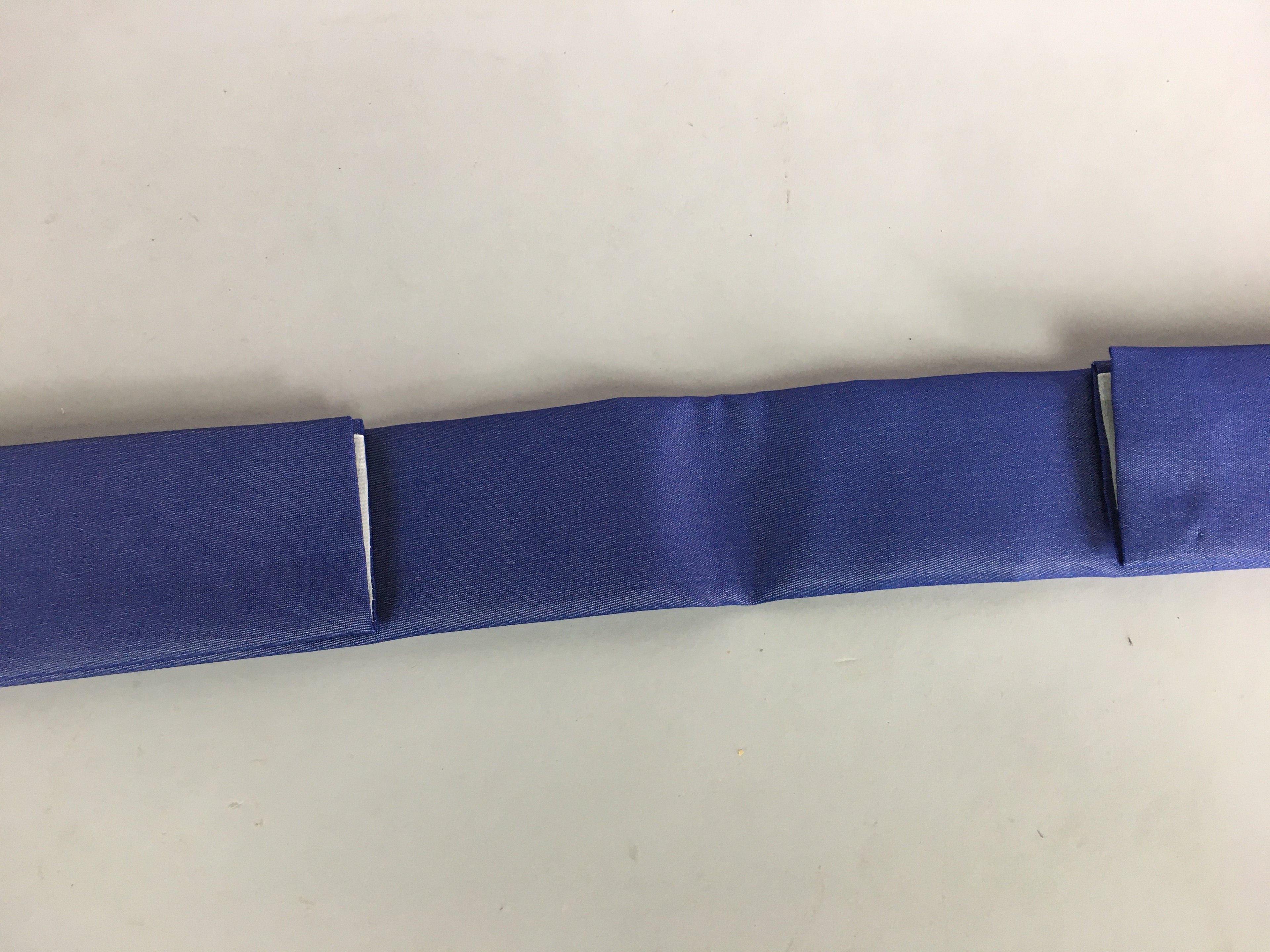 Japanese Buddhist Monk Costume Accessory Wagesa Ringesa Vtg Blue BU417