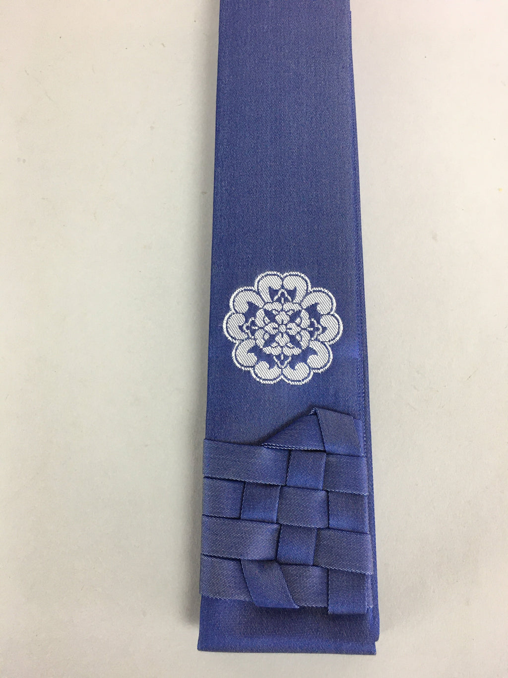 Japanese Buddhist Monk Costume Accessory Wagesa Ringesa Vtg Blue BU417