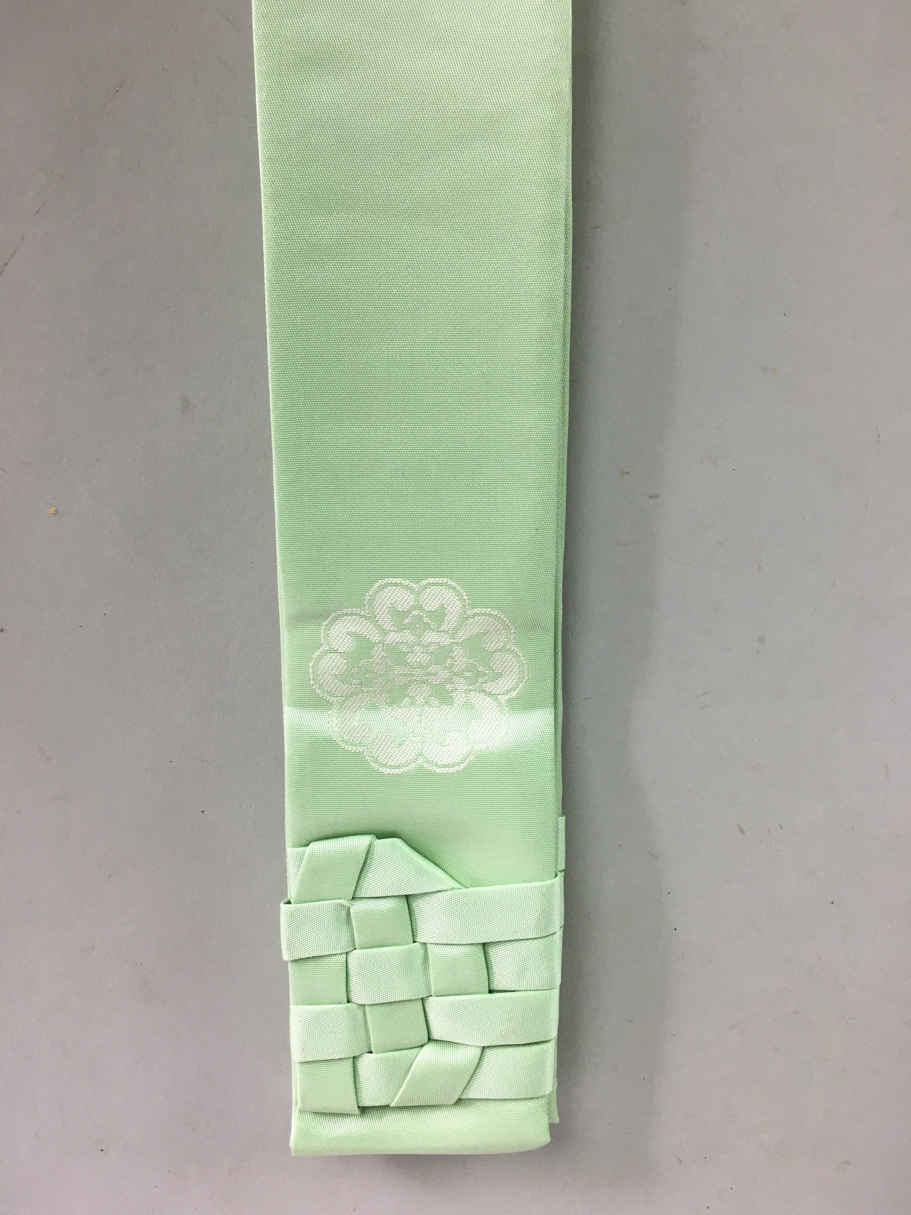 Japanese Buddhist Monk Costume Accessory Wagesa Ringesa Vtg Light Green BU418