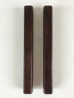 Japanese Buddhist Musical Instrument Hyoushigi Ongi Vtg Red Sandalwood BU781