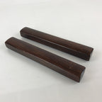 Japanese Buddhist Musical Instrument Hyoushigi Ongi Vtg Red Sandalwood BU781