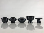 Japanese Buddhist Offering Ozen Lidded Bowls and Legged Tray Set Oryouguzen BU85