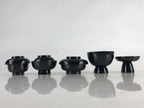 Japanese Buddhist Offering Ozen Lidded Bowls and Legged Tray Set Oryouguzen BU85