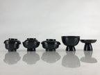 Japanese Buddhist Offering Ozen Lidded Bowls and Legged Tray Set Oryouguzen BU85