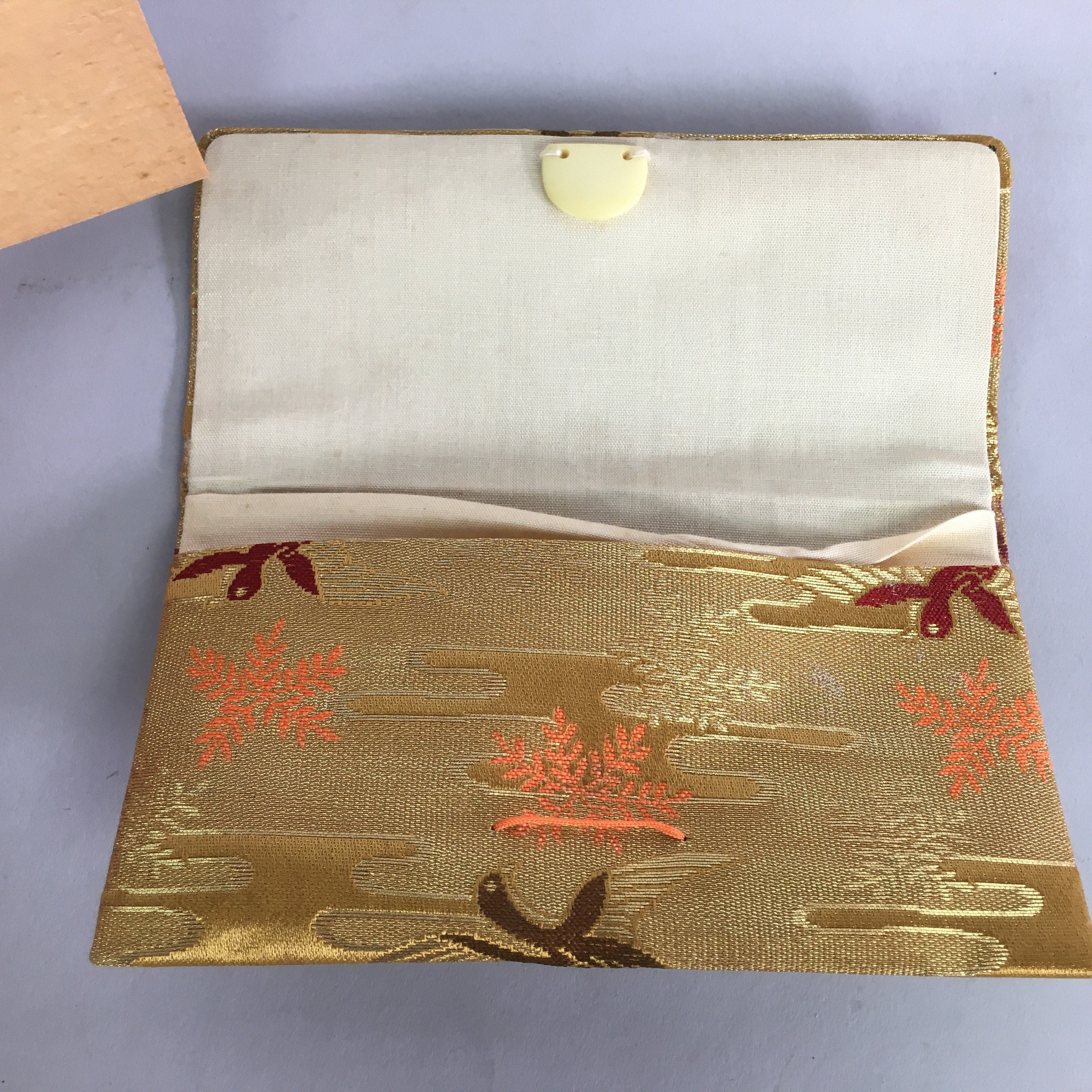Japanese Buddhist Prayer Beads Bracelet And Case Vtg Transparent Juzu JZ53