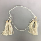 Japanese Buddhist Prayer Beads Bracelet And Case Vtg Transparent Juzu JZ53