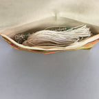 Japanese Buddhist Prayer Beads Bracelet And Case Vtg Transparent Juzu JZ53
