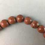 Japanese Buddhist Prayer Beads Vtg Juzu Linden Tree Seed Rosary Bracelet JZ9